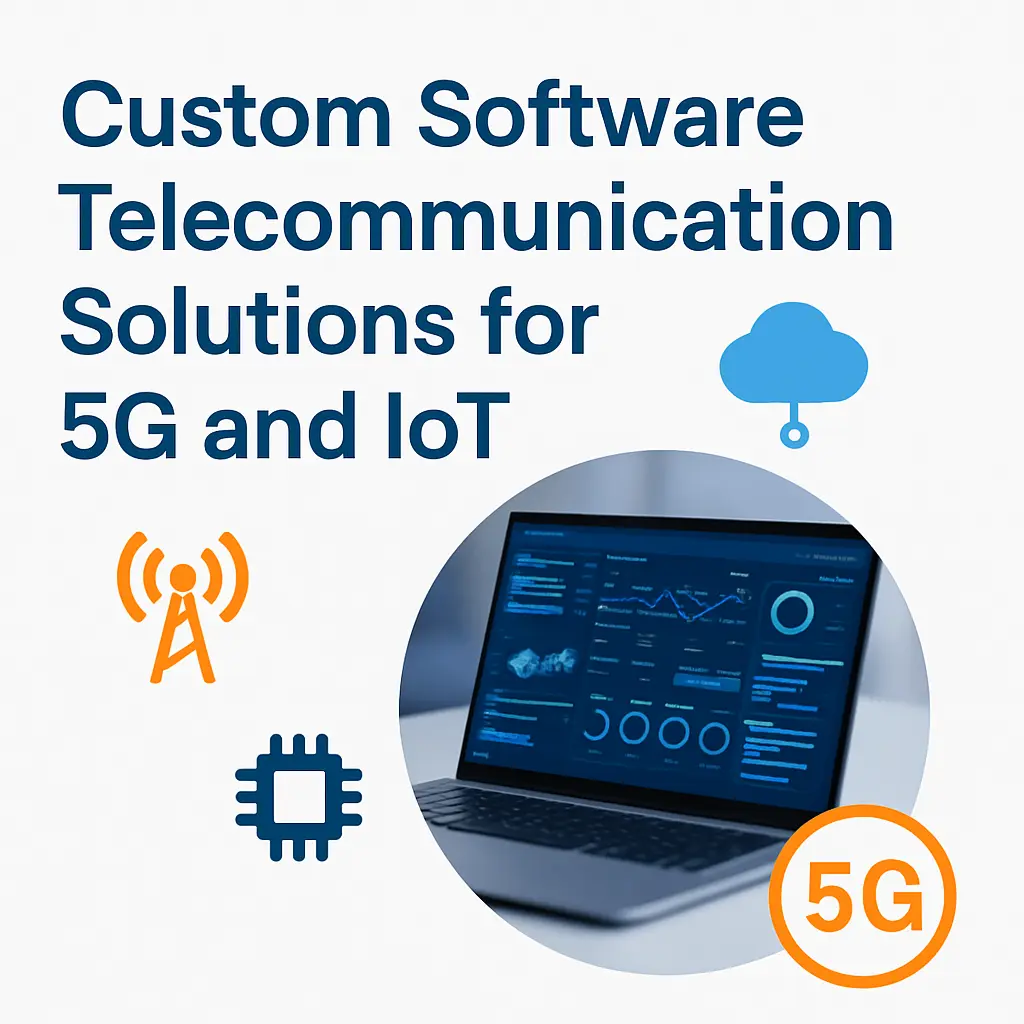 Custom Software Telecommunication Solutions for 5G and IoT